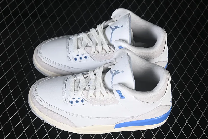 All categories Air Jordan Jordan series basketball shoes Air Jordan 3 LJR version Air Jordan 3 Retro "Lucky Shorts" AJ3 Joe 3 Lucky Shorts North Carolina Blue CT8532-101